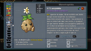A Monsterpedia entry in Monster Sanctuary.