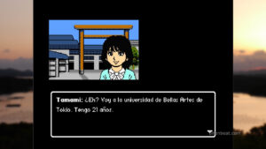 Tamami talking about herself in Retro Mystery Club Vol.1: The Ise-Shima Case.