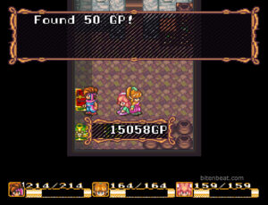 Randi finding 50 GP in Secret of Mana.
