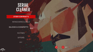 The main menu in Serial Cleaner