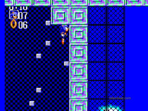 Sonic in Electric Egg stage in Sonic Chaos.