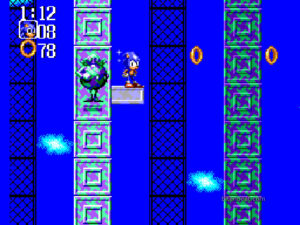 Sonic in Electric Egg stage in Sonic Chaos.