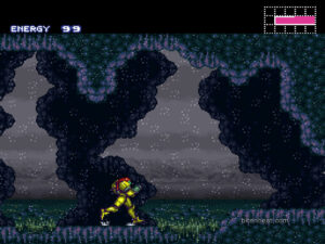 An early area in Super Metroid.