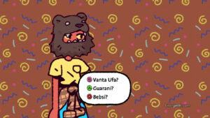 A choice-driven moment in The Big Con.