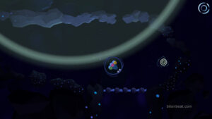 A dark-themed stage in The Lullaby of Life.