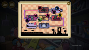 The train map in The Murder of Sonic the Hedgehog.