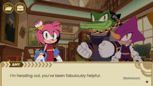 Gameplay footage from The Murder of Sonic the Hedgehog.