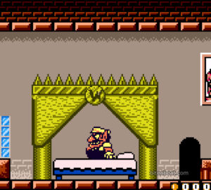 Gameplay footage from Wario Land II.