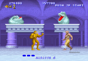 The weretiger in Altered Beast (Arcade)