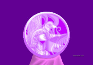 A transition scene from Altered Beast (Arcade)