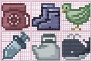 Hello Kitty Illust Puzzle: ふつう1 (Normal 1) nonograms