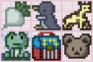 Hello Kitty Illust Puzzle: ふつう2 (Normal 2) nonograms