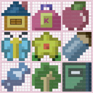 Hello Kitty Illust Puzzle: かんたん1 (Easy 1) nonograms