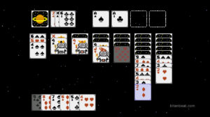 Gameplay footage from Solitaire in Space