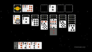 Gameplay footage from Solitaire in Space