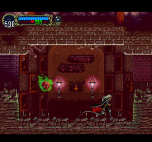 Gameplay footage from Castlevania Symphony of the Night