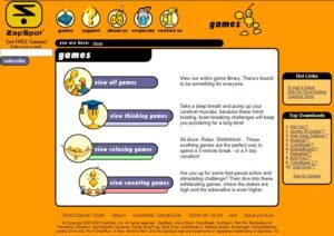 The ZapSpot website