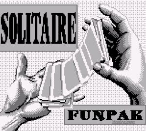 The splash screen in the Game Boy version of Solitaire FunPak
